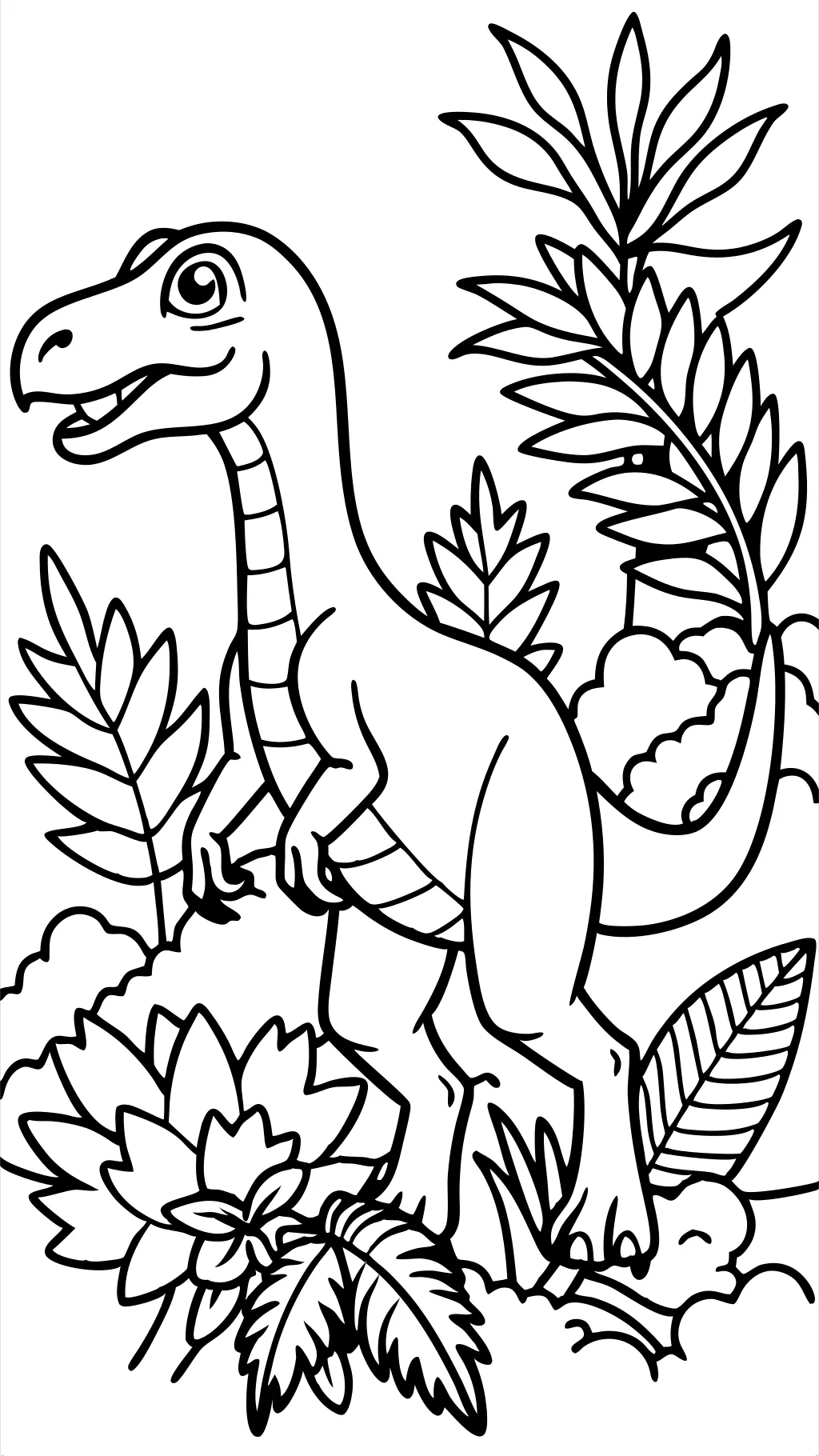 coloriages de dinosaure Velociraptor